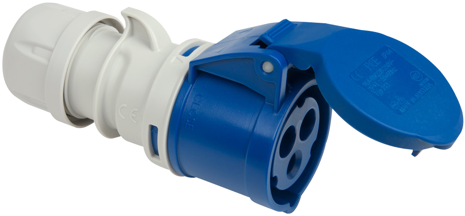 Kopp Cee Contrastekker 3P 16A 250V Blauw