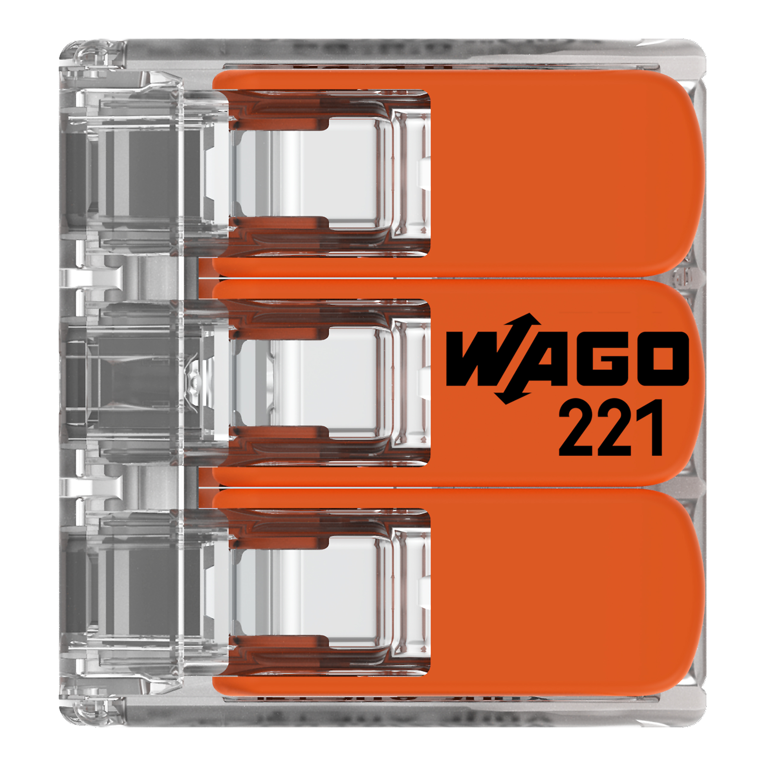 Wago Lasklem Soepel en Massief 221-613 3-voudig 0.5-6mm2 (per stuk!) - Afbeelding 6