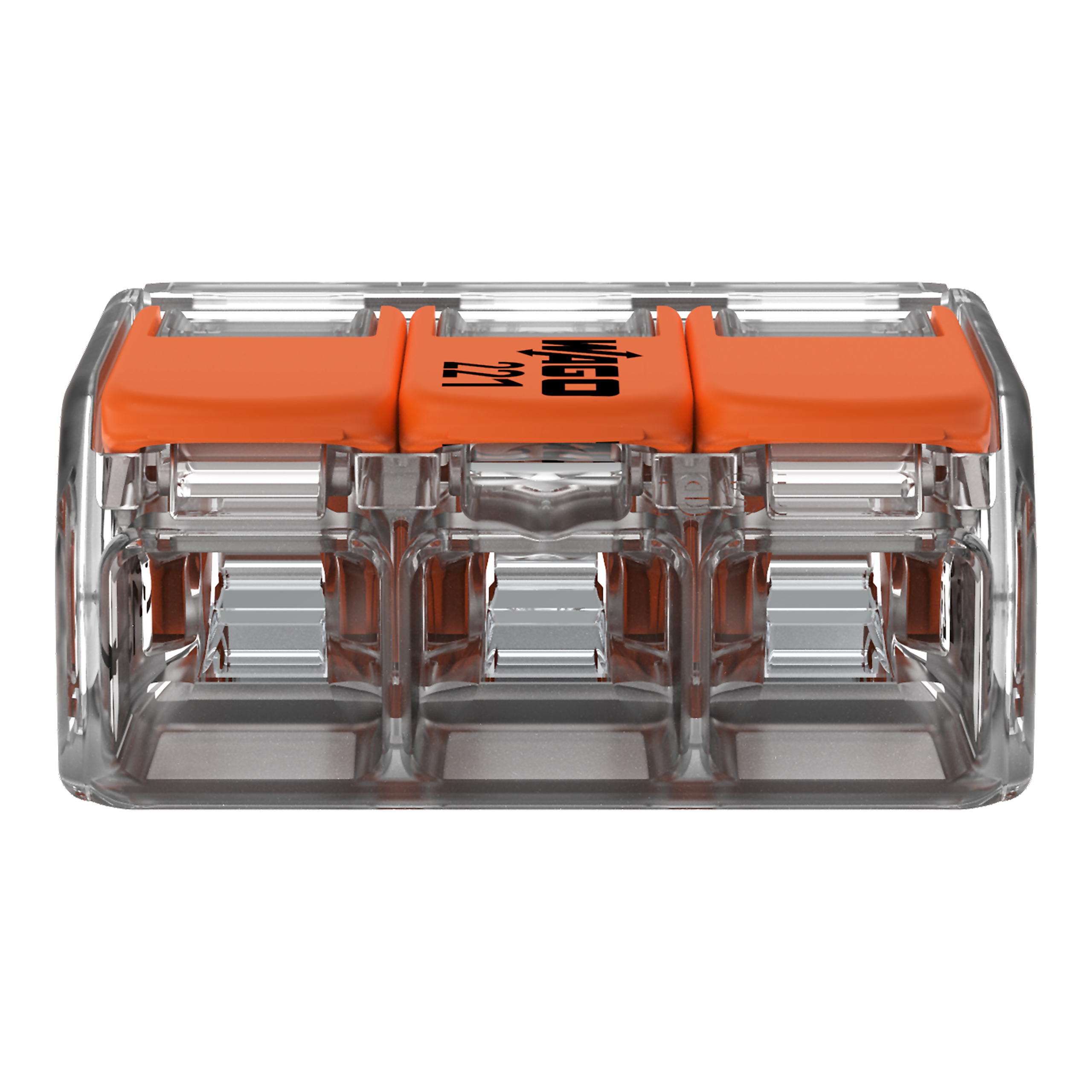 Wago Lasklem Soepel en Massief 221-613 3-voudig 0.5-6mm2 (per stuk!) - Afbeelding 3