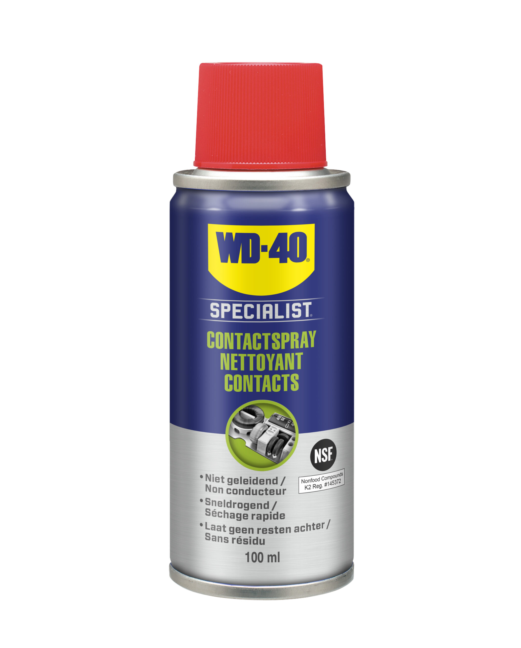 Wd40 Contactspray 100Ml Spuitbus