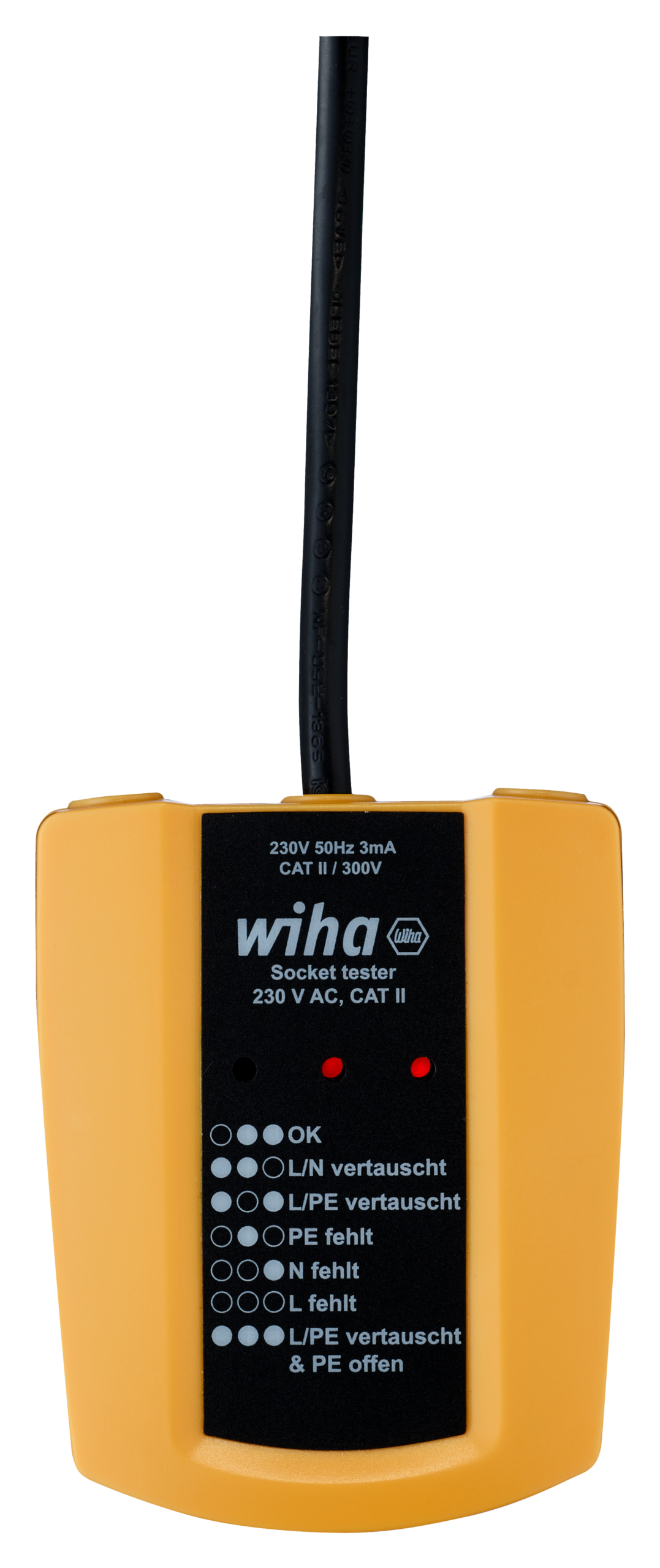 Wiha Stopcontacttester 230Vac Cat Ii