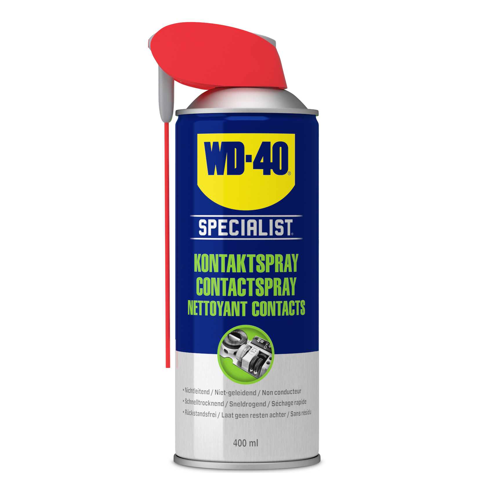 Wd40 Contactspray 400Ml Smart Straw Spuitbus