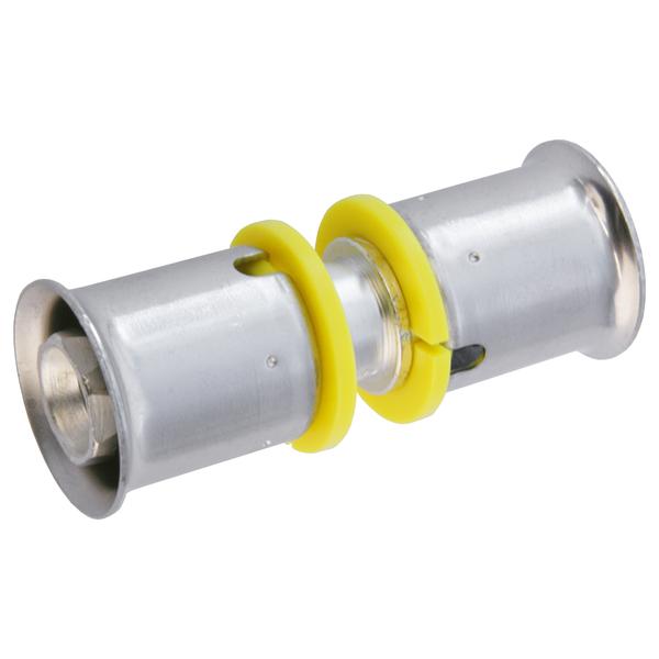 Wavin Tigris Gas M1 Rechte Koppeling (Sok) 16 2X Pers - Afbeelding 2