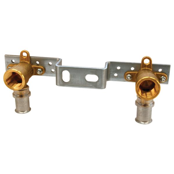 Wavin Tigris M5 Drl Muurplaat Dubbel 2X 16X1/2 153