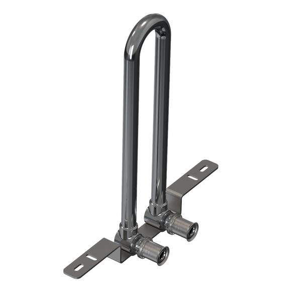 Wavin Tigris M5 Radiatorbocht Dubbel 16 Muur 2X Pers