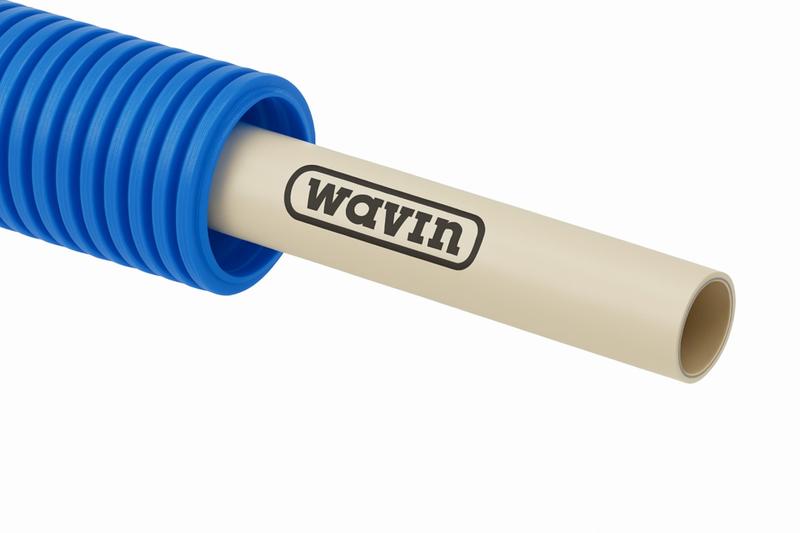 Wavin Tigris Ml Buis+Mantel 20X2,25 Blauw L=75 Pe-Rt/Al (Per 75 Meter) - Afbeelding 2