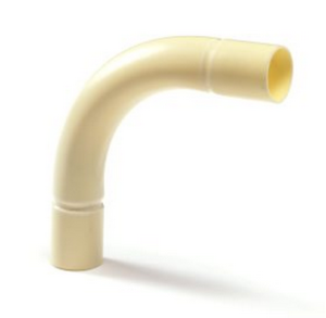 Pvc bocht creme 16mm (25 stuks)