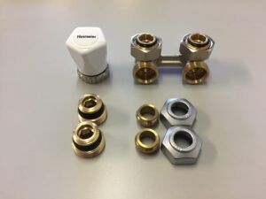 Aansluitsets voor 15 mm buis heimeier