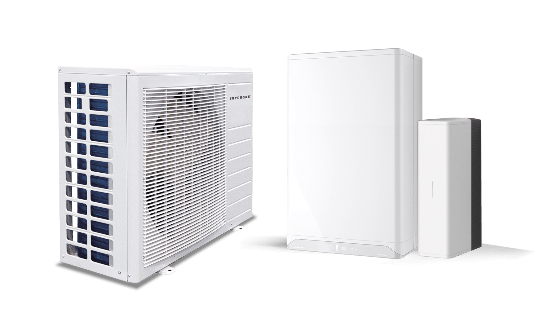 Intergas Xtreme 36 CW5 (80/80) + Intergas Xtend Hybride Split Warmtepomp 5kW Technim